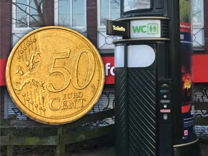ドイツ旅行の注意点【公衆トイレ基本有料】準備すべき持ち物50セント硬貨